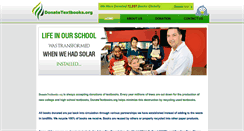 Desktop Screenshot of donatetextbooks.org